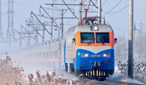 В Жамбылской области временно отменили курсирование поезда Актобе — Алматы-1