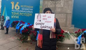 Активисты Алматы вышли на пикет в День Независимости