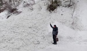 Сошла лавина в Катон-Карагайском районе ВКО