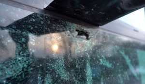 Автобусы с пассажирами закидали камнями в Шымкенте
