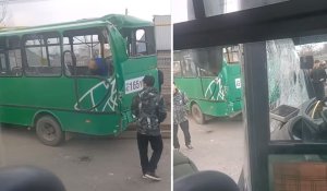 ДТП с автобусами в Алматы: шестеро пострадали