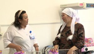 Жительница Туркестанской области в 40-лет родила тройню