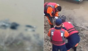 В Атырау на реке Урал местные жители нашли труп мужчины