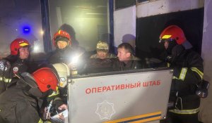 Произошел крупный пожар в производственном цехе в Павлодаре