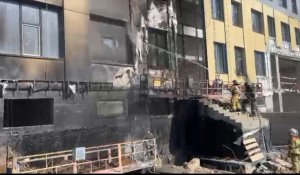 Здание строящейся школы загорелось в Астане