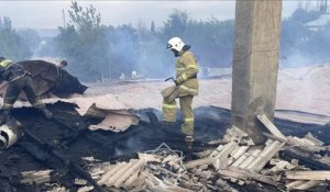 Крупный пожар вспыхнул в Алматинской области