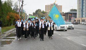 Парад молодежи прошел в Шымкенте