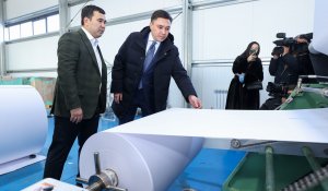 Тетради, носки и обувь – три новых предприятия открыли в СЭЗ «Оңтүстік» в Шымкенте