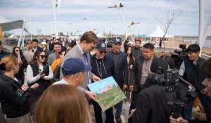 Набережная Капшагайского водохранилища была обновлена и передана на благо народа