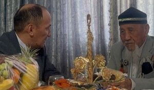 100-летним юбилеем поздравили ветерана войны в Шымкенте