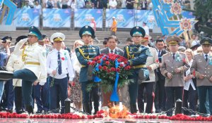 В Алматы отпраздновали 80-ю годовщину Победы
