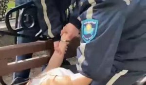 Девушку с приступом спасли гвардейцы в Астане