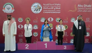 18-летняя Алуа Нурман завоевала золото в блице на чемпионате Азии в ОАЭ