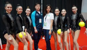 Казахстан завоевал еще одно золото на чемпионате Азии по художественной гимнастике