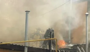 Пожар и взрыв произошли в одном из магазинов Актобе