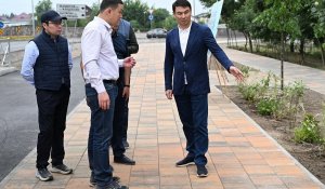 Дархан Сатыбалды недоволен заменой бордюров и асфальта без серьезных дефектов и повреждений в Алматы