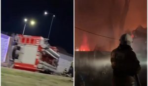 Пожарная техника перевернулась по пути: В Алматы в результате пожара в жилом доме погиб человек