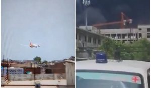 В соцсетях появилось видео крушения самолета в Индии
