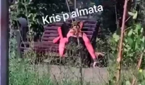 Интим на глазах у всех: пара занялась сексом прямо на скамейке в Алматы