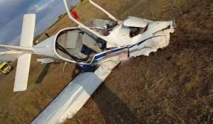 Частное воздушное судно разбилось в Акмолинской области