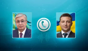 Токаев поздравил Зеленского с Днем независимости Украины