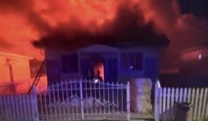 Полицейский спас мужчину из горящего дома в Талдыкоргане