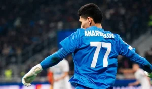 УЕФА включил сейв голкипера «Кайрата» Анарбекова в список лучших