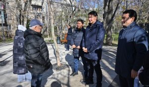 Аким Алматы Дархан Сатыбалды провёл рабочий объезд по Ауэзовскому району