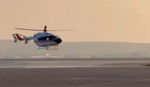 Ещё одну пострадавшую в страшном пожаре доставили на вертолёте в Шымкент