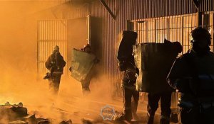 Крупный пожар на складе произошел в Алматы