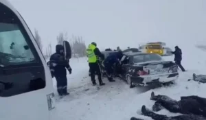 Четверо человек погибли, еще четверо пострадали на трассе Алматы - Усть-Каменогорск
