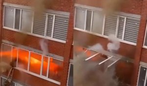 Мощный хлопок газа в Уральске: огненная волна выбила балконные рамы