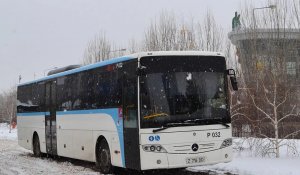 Движение трех пригородных автобусов приостановили в Астане