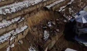 Грунт сошел на жилые дома в Талгарском районе