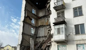 Часть жилого дома обрушилась в Балхаше