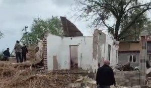 Взрыв газа в частном доме в Алматинской области попал на видео