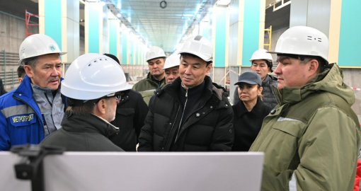 Озвучены сроки завершения строительства станции метро «Калкаман»