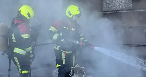 Квартира загорелась в 12-этажном доме в Алматы