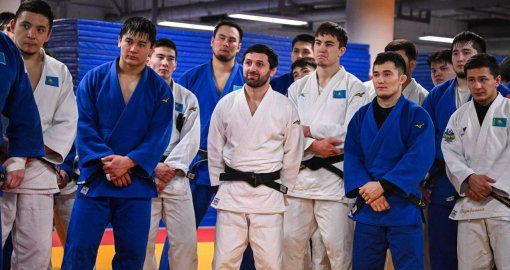 Сборные Казахстана готовятся к Grand Slam по дзюдо и чемпионату Азии