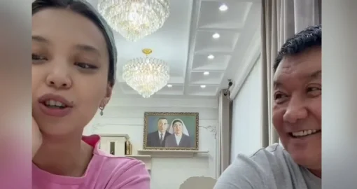 «Норм» и «стрем»: отец Кайрата Нуртаса с невесткой сняли трендовое видео