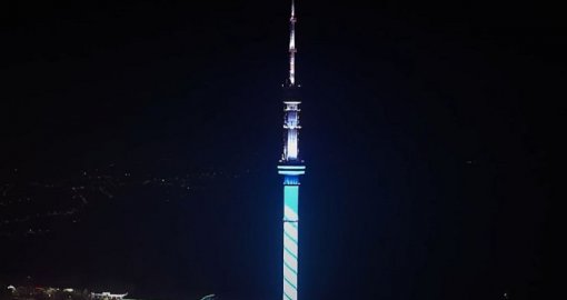 Референдум – 2026: На телевышке Коктобе запустили обратный отсчет оставшихся дней