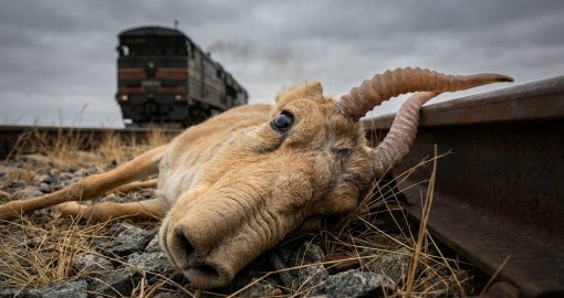 Дорога смерти: сайгаки запоминают пути миграции