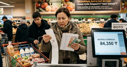 Еда съедает бюджет: сколько казахстанцы теперь тратят на продукты