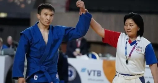 Самбист Арнур Куатай завоевал золото Кубка мира в Ереване