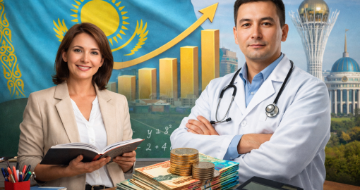 Зарплаты учителей и врачей в Казахстане могут повысить